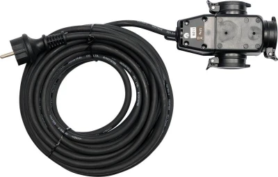 Yato Prodlužovací kabel s gumovou izolací 20m -3zásuvky Yato Prodlužovací kabel s gumovou izolací 20m -3zásuvky