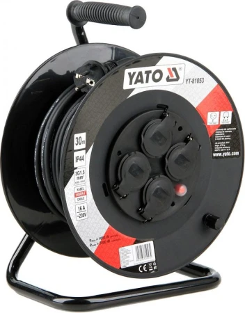 Yato Prodlužovák bubnový 4zásuvky IP44 16A 30 m Yato Prodlužovák bubnový 4zásuvky IP44 16A 30 m