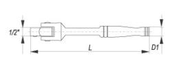 Yato Ráčna 1/2[34] otočná 457 mm