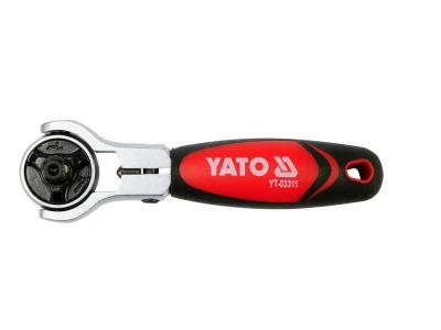 Yato Ráčna 1/4" 115 mm kombinovaná s otočnou hlavicí