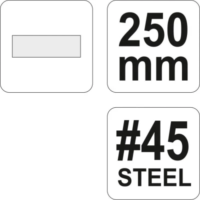 Yato Rašple na dřevo plochá 250 mm #45
