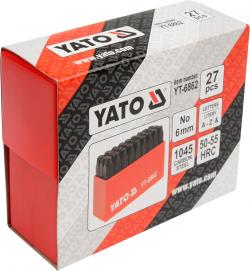 Yato Razidla písmenková 6 mm 27 ks A-Z,