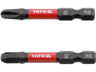 Yato Rázové bity 1/4" x 50 mm PH3 2 ks