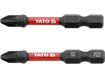 Yato Rázové bity 1/4" x 50 mm PZ2 2 ks