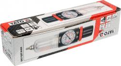 Yato Regulátor tlaku vzduchu 1/4[34], max. 0,93MPa, s filtrem (15ccm)