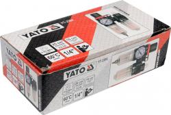 Yato Regulátor tlaku vzduchu 1/4[34], max. 0,93MPa, s filtrem (25ccm) a přimazáváním (15ccm)
