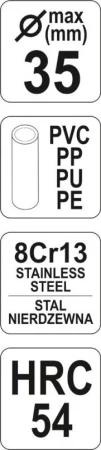 Yato Řezač trubek 35 mm PVC