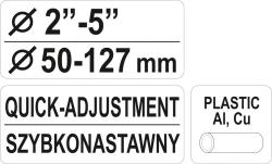 Yato Řezač trubek 50 - 127 mm PVC, Al, Cu