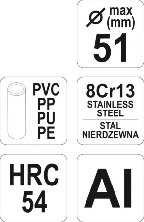 Yato Řezač trubek 51 mm PVC