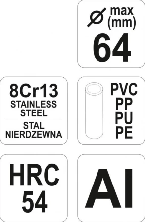 Yato Řezač trubek 64 mm PVC