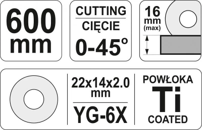Yato Řezačka na obklady 600 mm