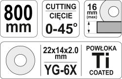 Yato Řezačka na obklady 800 mm