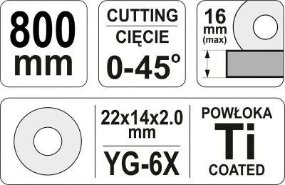Yato Řezačka na obklady 800 mm