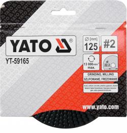 Yato Rotační rašple úhlová 125 mm typ 2