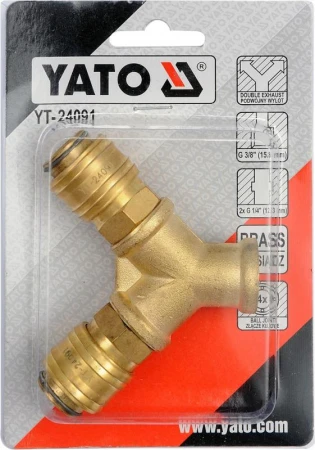 Yato Rýchlospojka 1/4[34](M) X 1/4[34](F) L=44mm