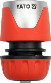 Yato Rychlospojka hadicová 1/2", ABS plast, 12,5mm, STOP ventil Yato Rychlospojka hadicová 1/2", ABS plast, 12,5mm, STOP ventil