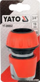 Yato Rychlospojka hadicová 3/4[34], ABS plast,19mm