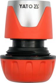 Yato Rychlospojka hadicová 3/4", ABS plast,stop ventil,19mm Yato Rychlospojka hadicová 3/4", ABS plast,stop ventil,19mm
