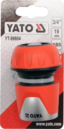 Yato Rychlospojka hadicová 3/4[34], ABS plast,stop ventil,19mm