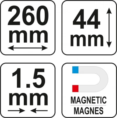 Yato Šablona na profily 260 mm magnetická