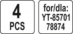 Yato Sáček do vysavače pro (YT-85701, TO-78874 )4ks
