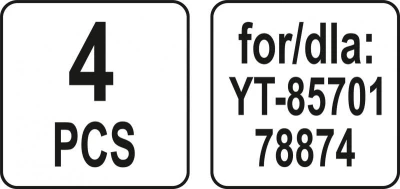 Yato Sáček do vysavače pro (YT-85701, TO-78874 )4ks