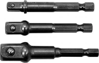 Yato Sada adaptérů 3ks HEX 1/4, 3/8, 1/2 Yato Sada adaptérů 3ks HEX 1/4, 3/8, 1/2