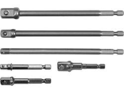 Yato Sada adaptérů do vrtačky HEX 1/4" na gola hlavice 6 ks Yato Sada adaptérů do vrtačky HEX 1/4" na gola hlavice 6 ks