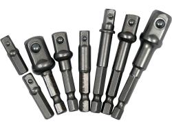 Yato Sada adaptérů do vrtačky HEX 1/4" na gola hlavice 8 ks Yato Sada adaptérů do vrtačky HEX 1/4" na gola hlavice 8 ks