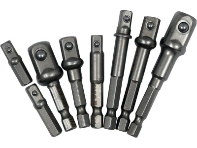 Yato Sada adaptérů do vrtačky HEX 1/4" na gola hlavice 8 ks Yato Sada adaptérů do vrtačky HEX 1/4" na gola hlavice 8 ks