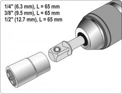Yato Sada adaptérů SDS+ 1/4[34], 3/8[34], 1/2[34]