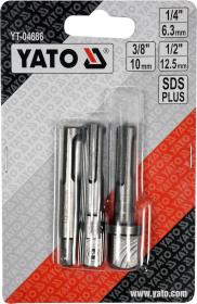 Yato Sada adaptérů SDS+ 1/4[34], 3/8[34], 1/2[34]