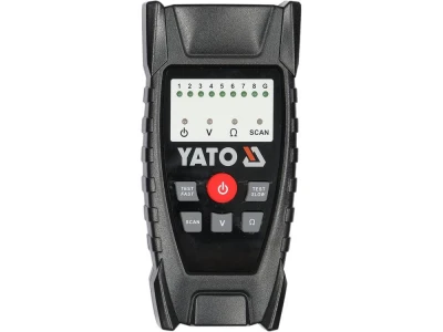 Yato Sada detektoru a testeru síťových kabelů