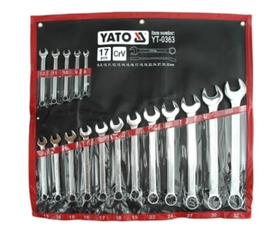 Yato Sada klíčů očkoplochých 17ks 8-32 mm Yato Sada klíčů očkoplochých 17ks 8-32 mm