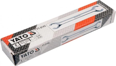 Yato Sada klíčů prstencových 4ks 8-17 mm polootevřené