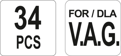 Yato Sada na blokování rozvodových kol ,V.A.G. 34ks