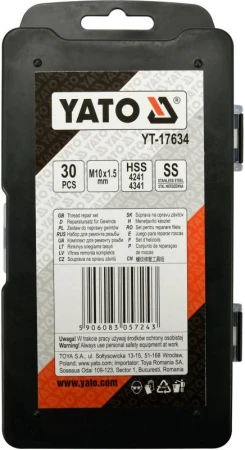 Yato Sada na opravu závitů M10 30 ks