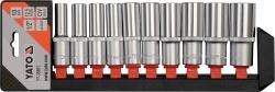 Yato Sada nástavců 1/2" šetihranné 10ks 10-24 mm Yato Sada nástavců 1/2" šetihranné 10ks 10-24 mm
