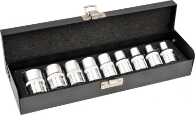 Yato Sada nástavců 1/2[34] TORX 9 ks E10-E24