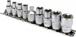 Yato Sada nástavců 1/4[34], 3/8[34] TORX 9 ks E5-E16