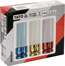 Yato Sada nástrčných klíčů na alu ráfky 3 ks