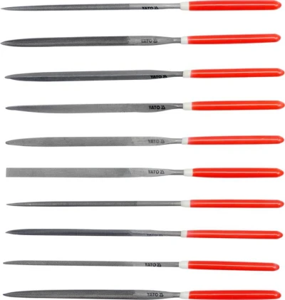 Yato Sada pilníků jehlových 3 x 140 mm 10 ks Yato Sada pilníků jehlových 3 x 140 mm 10 ks