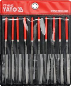 Yato Sada pilníků jehlových 3 x 140 mm 10 ks