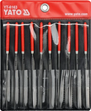 Yato Sada pilníků jehlových 3 x 140 mm 10 ks