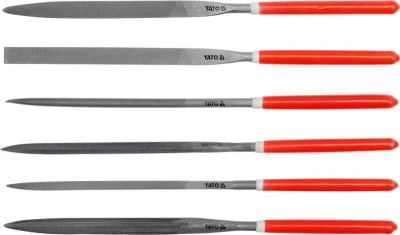 Yato Sada pilníků jehlových 4 x 160 mm 6 ks