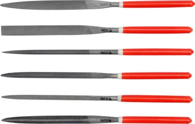 Yato Sada pilníků jehlových 5 x 180 mm 6 ks Yato Sada pilníků jehlových 5 x 180 mm 6 ks
