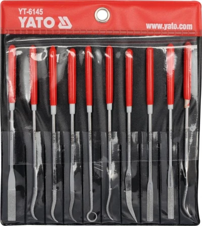 Yato Sada pilníků jehlových diamantových 3 x 140 mm 10 ks 25 mm