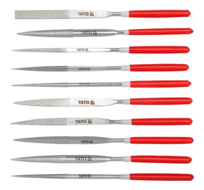 Yato Sada pilníků jehlových diamantových 4 x 160 mm 10 ks 50 mm Yato Sada pilníků jehlových diamantových 4 x 160 mm 10 ks 50 mm