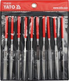 Yato Sada pilníků jehlových diamantových 4 x 160 mm 10 ks 50 mm