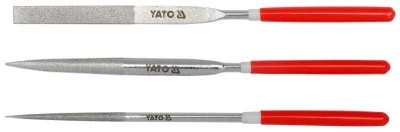 Yato Sada pilníků jehlových diamantových 4 x 160 mm 3 ks Yato Sada pilníků jehlových diamantových 4 x 160 mm 3 ks